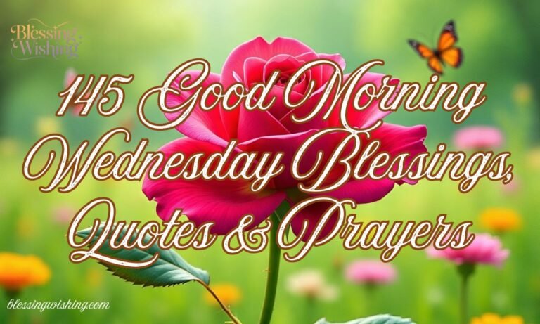 145 Good Morning Wednesday Blessings, Quotes & Prayers