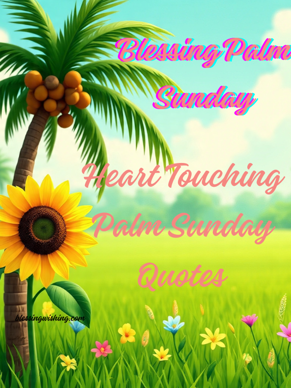 Blessing Palm Sunday