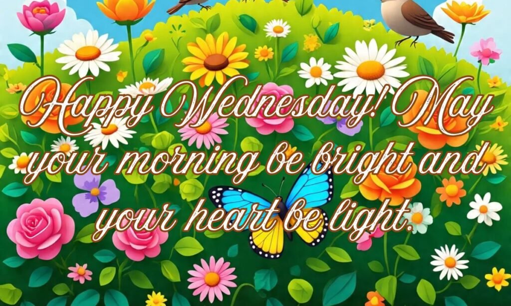 Happy Wednesday! May your morning be bright and your heart be light.