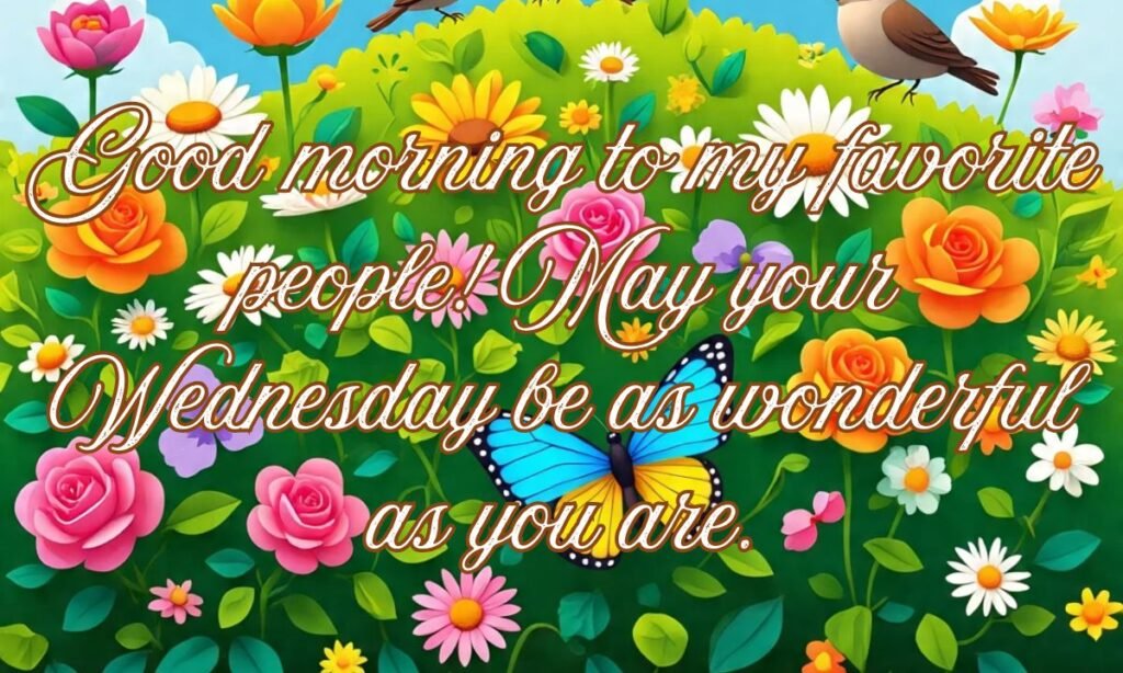 Good morning to my favorite people! May your Wednesday be as wonderful as you are.