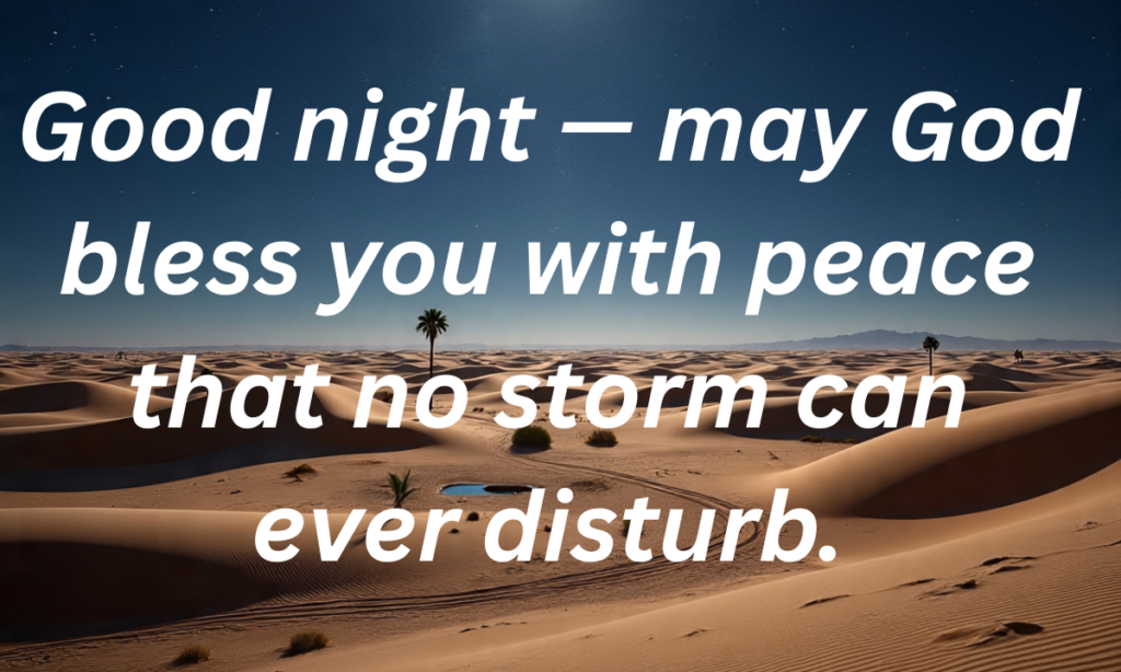 Good Night God Bless You

