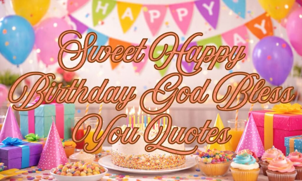 Sweet Happy Birthday God Bless You Quotes