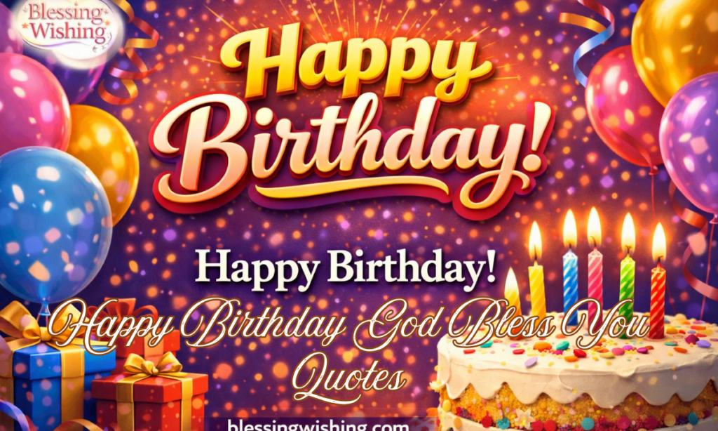 Happy Birthday God Bless You Quotes