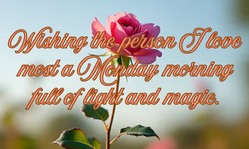 May God bless every friend and family member you love deeply this Monday morning. (1)