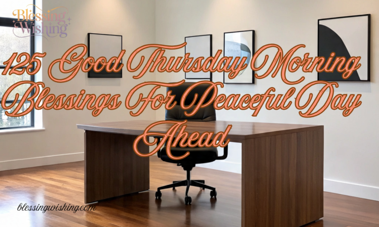 125 Good Thursday Morning Blessings For Peaceful Day Ahead