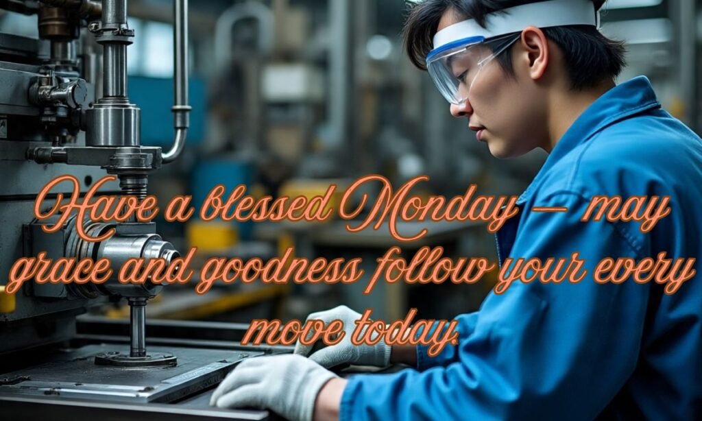 Have a blessed Monday — may grace and goodness follow your every move today.