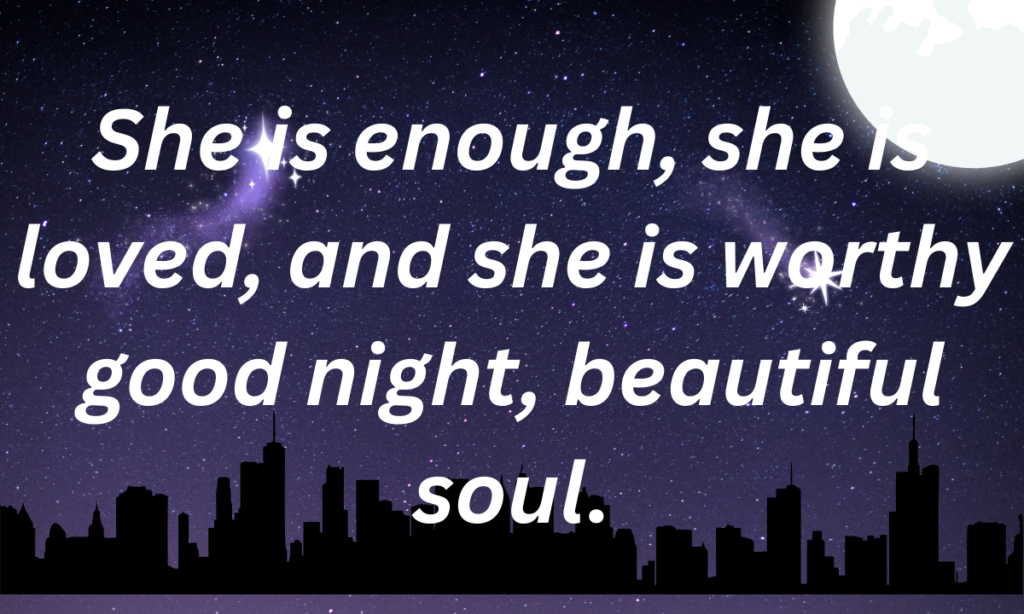 Positive Good Night Quotes For Her
