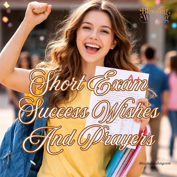 Short Exam Success Wishes And Prayers