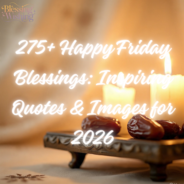 275+ Happy Friday Blessings Inspiring Quotes & Images for 2026