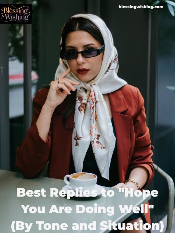 Best Replies to "Hope You Are Doing Well" (By Tone and Situation)
