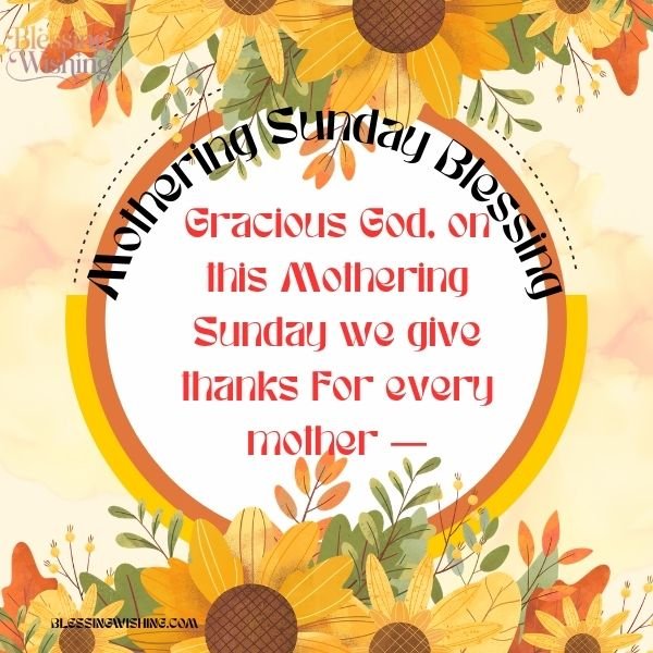 Mothering Sunday Blessing