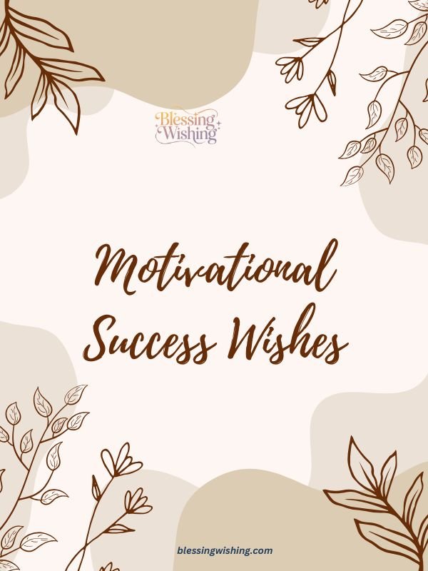 Motivational Success Wishes