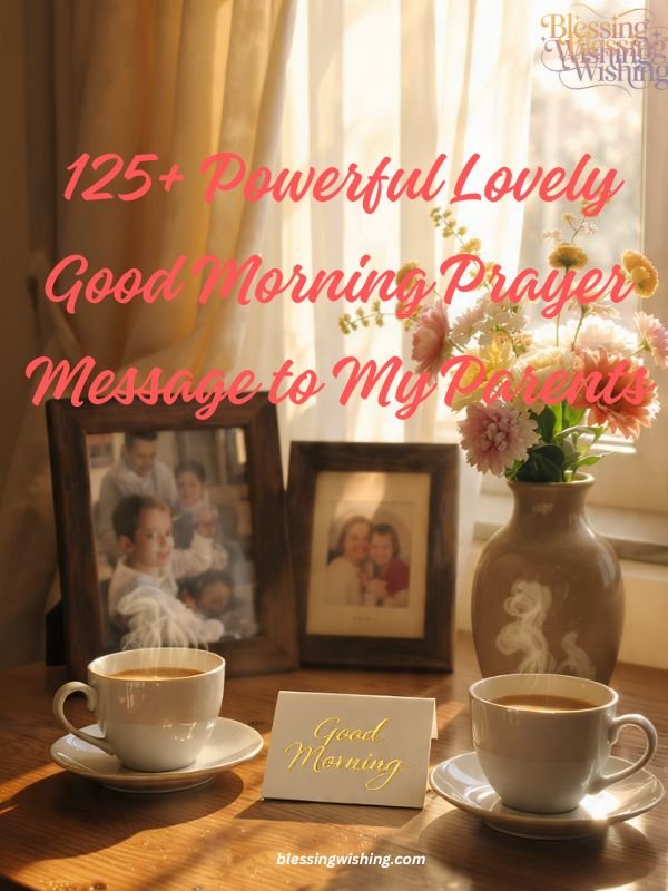 125+ Powerful Lovely Good Morning Prayer Message to My Parents