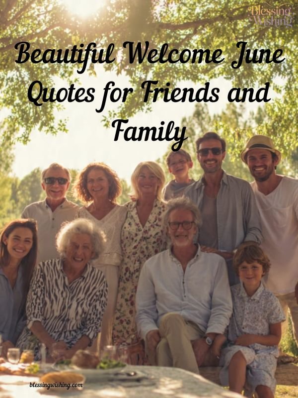 Beautiful Welcome June Quotes for Friends and Family