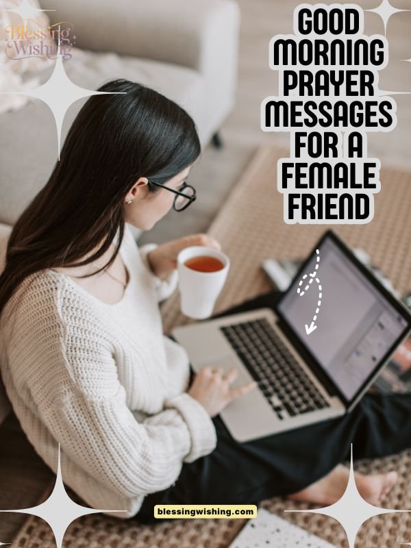Good Morning Prayer Messages for a Female Friend