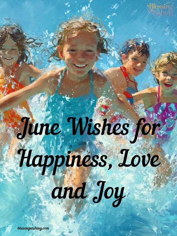 June Wishes for Happiness, Love and Joy