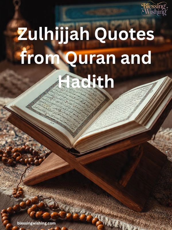 Zulhijjah Quotes from Quran and Hadith