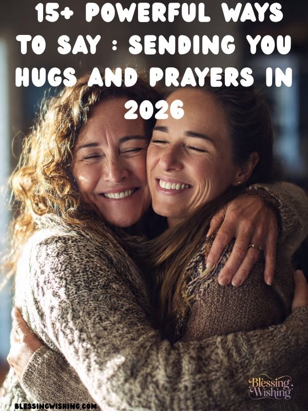 15+ Powerful Ways to Say Sending You Hugs and Prayers in 2026