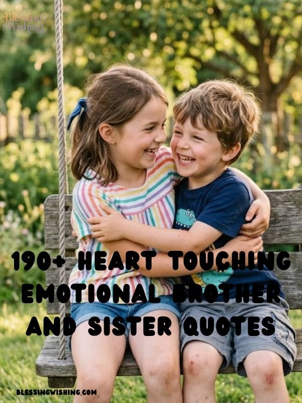 190+ Heart Touching Emotional Brother and Sister Quotes