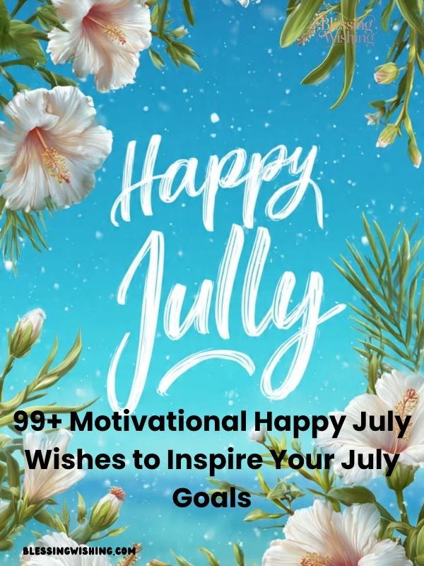99+ Motivational Happy July Wishes to Inspire Your July Goals
