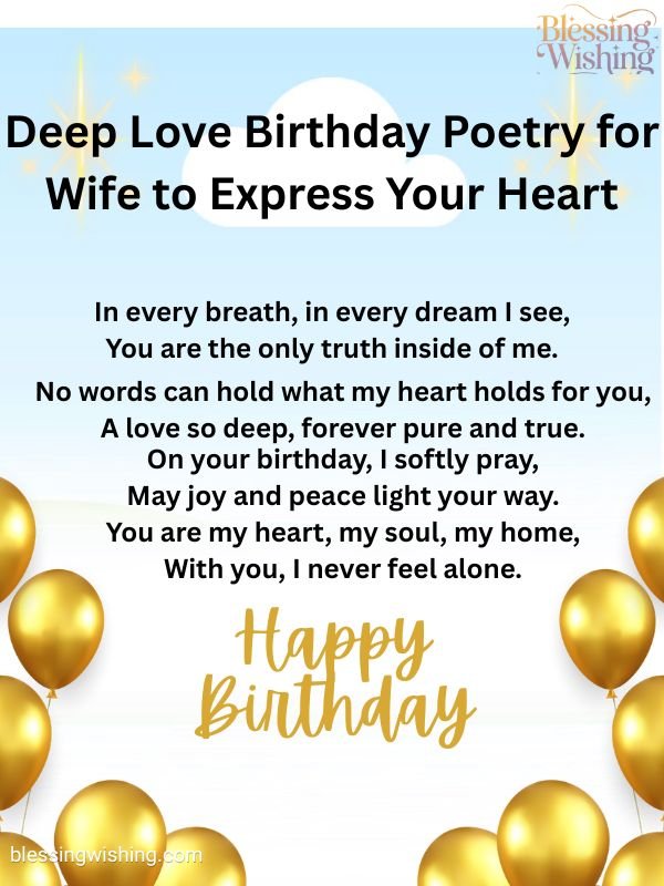 _Deep Love Birthday Poetry for Wife to Express Your Heart