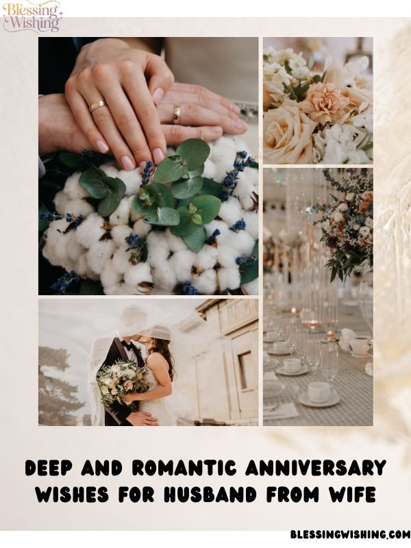 Deep and Romantic Anniversary Wishes for Husband from Wife