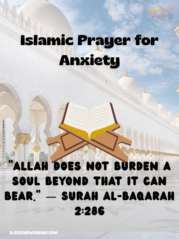 Islamic Prayer for Anxiety