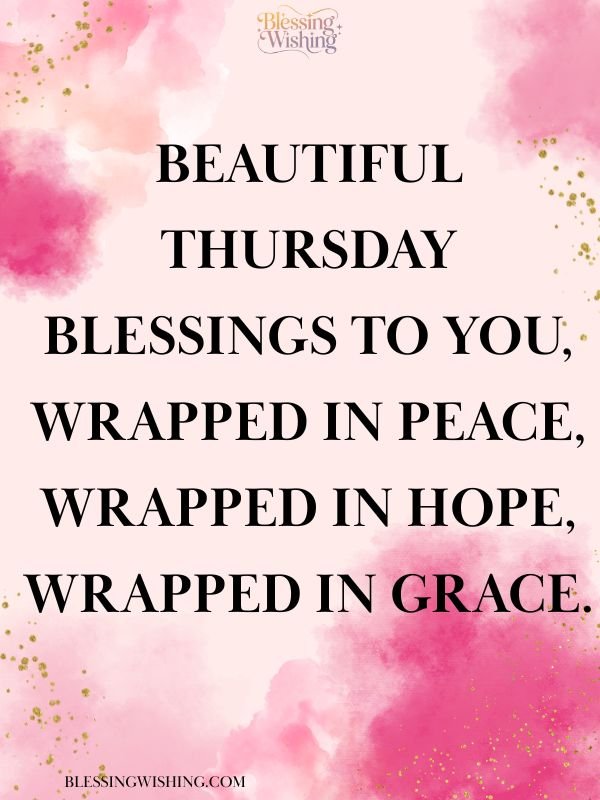 Beautiful Thursday Blessings and Images