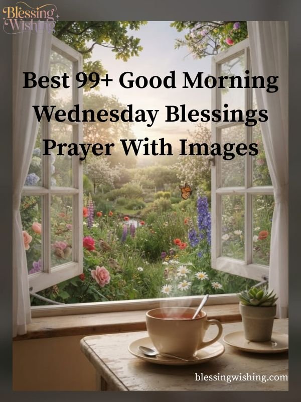 Best 99+ Good Morning Wednesday Blessings Prayer With Images