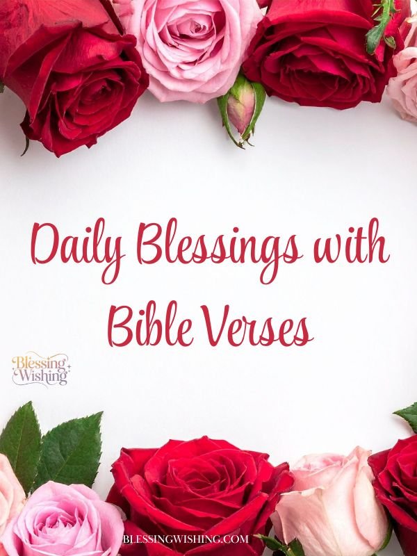 Daily Blessings with Bible Verses