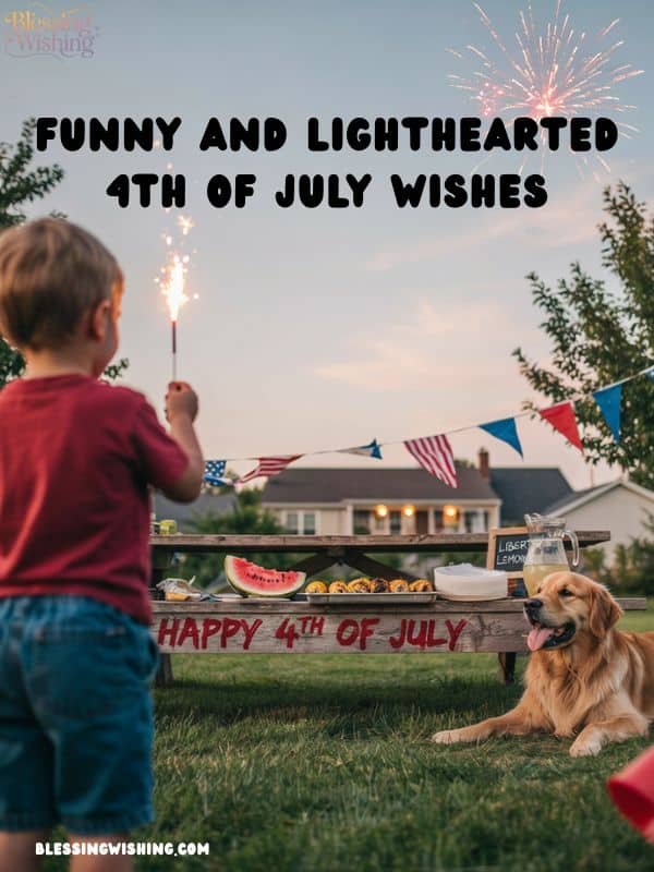 Funny and Lighthearted 4th of July Wishes