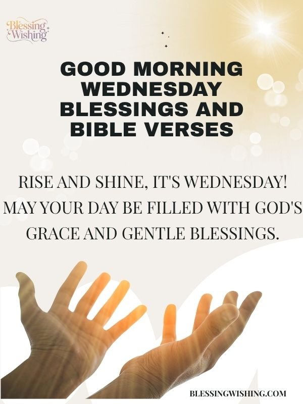 Good Morning Wednesday Blessings and Bible Verses