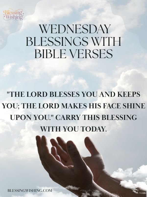 Powerful Wednesday Blessings with Bible Verses