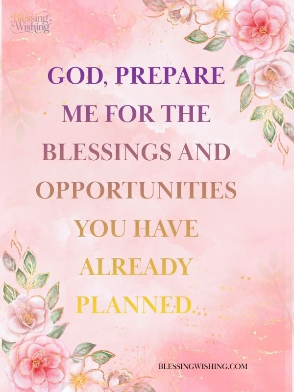 Prayer for Opportunities to Fulfill My Calli