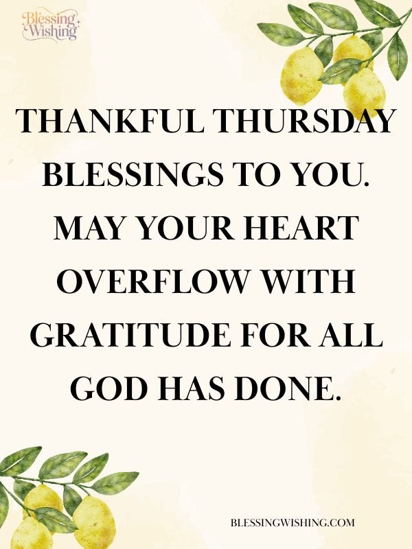 Thankful Thursday Blessings to Inspire Gratitude