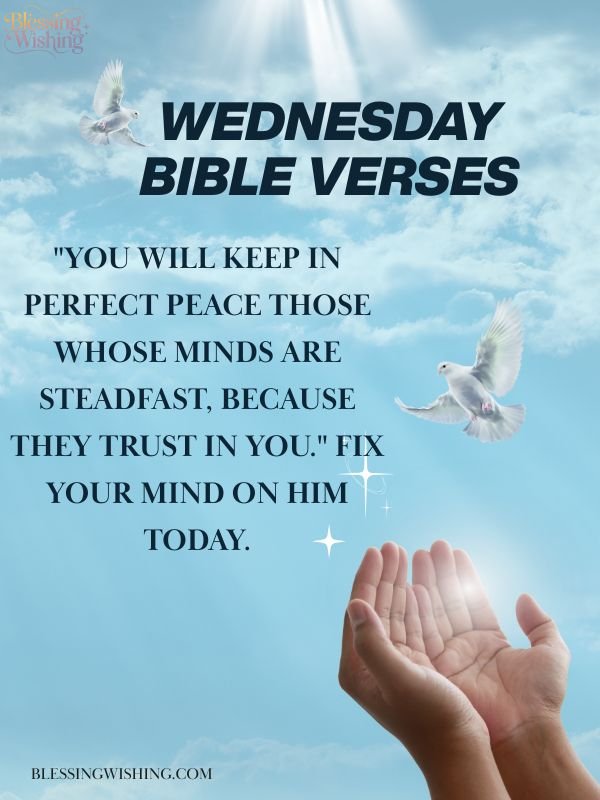 Wednesday Bible Verses for Peace and Hope