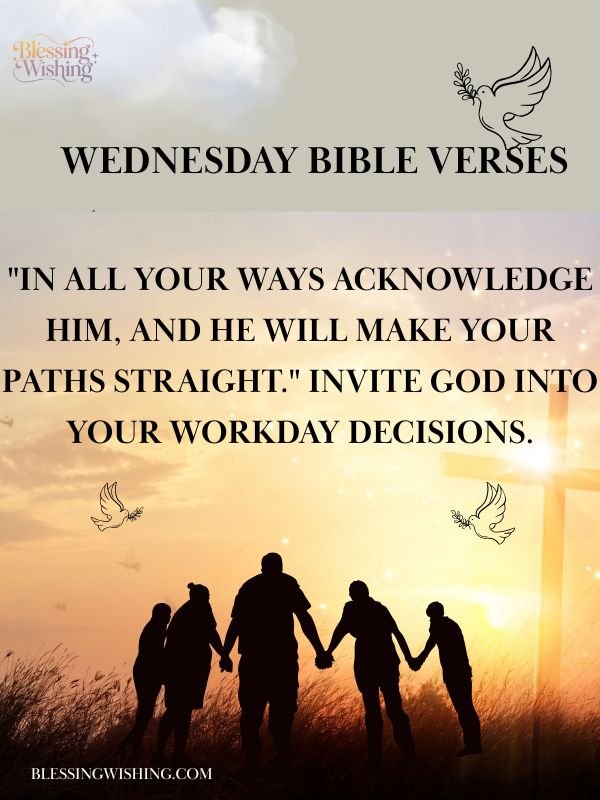 Wednesday Bible Verses for Work and Success